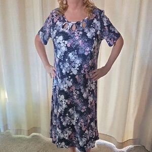 Floral Short Sleeve Dress